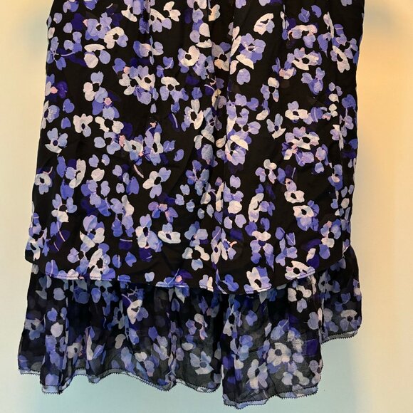 Kate Spade Black Hydrangea Top XS - Picture 5 of 5
